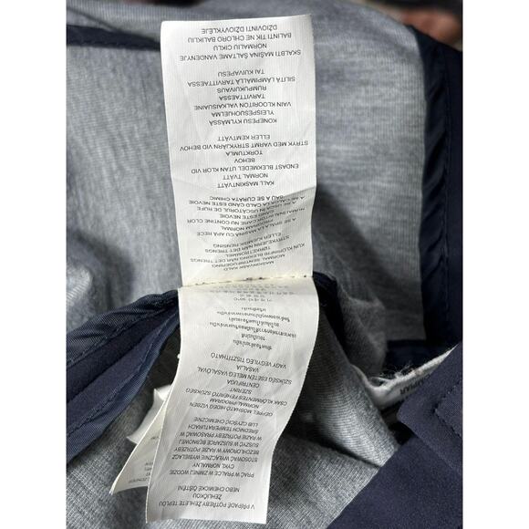 MICHAEL Michael Kors Jacket Womens Medium Navy Hooded Anorak Gold Hardware - Picture 5 of 10